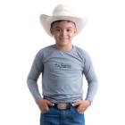 Camiseta Térmica Juvenil Unissex Uv50+ Texas Farm - Uvteen001 - Cinza