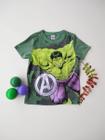 Camiseta The Avengers Hulk/Capitão América Malwee