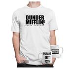 Camiseta The Office Dunder Mifflin Série + Caneca Cerâmica