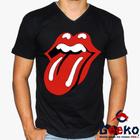 Camiseta The Rolling Stones 100% Algodão Banda de Rock Geeko