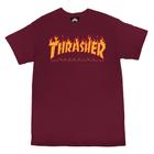 Camiseta Thrasher Magazine Flame Logo Vermelho