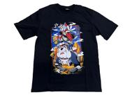 Camiseta Tom e Jerry Sátira Naruto Desenho Antigo Retrô Vintage Blusa Adulto Unissex Hcd604 BM