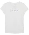 Camiseta Tommy Hilfiger Branca para Meninas - Tamanho 6X - Clássica com Logotipo