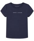 Camiseta Tommy Hilfiger feminina de manga curta tamanho azul marinho 7