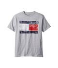 Camiseta Tommy Hilfiger Infantil Manga Curta Cinza - 6 Anos