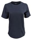 Camiseta Tommy Hilfiger Line com gola redonda feminina azul marinho