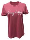 Camiseta Tommy Hilfiger Line com gola redonda feminina vermelha tamanho L