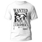 Camiseta Tony Chopper Wanted Anime One Piece
