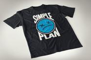 Camiseta Tradicional Banda Simple Plan Rock Alternativo