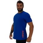 Camiseta Tradicional Masculina MXD Conceito Estampa Lateral Hardcore Laranja