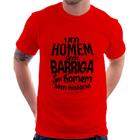 Camiseta Um homem sem barriga é um homem sem história - Foca na Moda