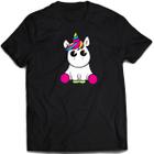 Camiseta Unicórnios sentado Camiseta Fofo cute tumblr animal