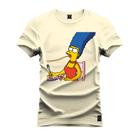 Camiseta Unissex Algodão Premium Estampada Marge