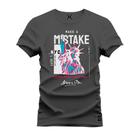 Camiseta Unissex Algodão Premium Estampada Mstake