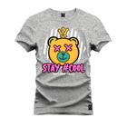 Camiseta Unissex Algodão Premium Estampada Stay Cool