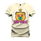 Camiseta Unissex Algodão Premium Estampada Stay Cool