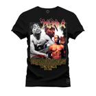 Camiseta Unissex Algodão Premium Estampada Tupac Cabuloso