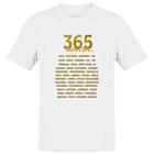 Camiseta Unissex Ano Novo 365 dias com