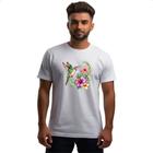 Camiseta Unissex Beija flor na flor