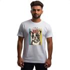 Camiseta Unissex Buldogue Frances retro vintage