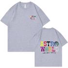 Camiseta Unissex Cactus Jack Astroworld - 100% Algodão - Estampa de Letras