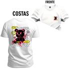 Camiseta Unissex Confortável Estampada Premium Ouside Lest Play Frente e Costas