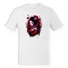 Camiseta Unissex Divertida Geisha dark magic splash