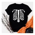 Camiseta Unissex Halloween Esqueleto Camisa Masculina