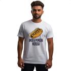 Camiseta Unissex Hotdog amor a primeira mordida