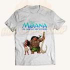 Camiseta Unissex Infantil e Adulto Moana Maui