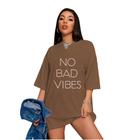 Camiseta Unissex Oversized No Bad Vibes