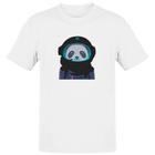 Camiseta Unissex Panda astronauta cartoon