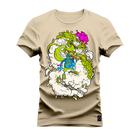 Camiseta Unissex Premium T-shirt Dragon Fumaça