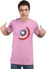 Camiseta Unissex Super Herói Shield Escudo Hero