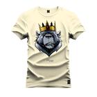 Camiseta Unissex T-Shirt 100% Algodão Estampada King OF Gorila