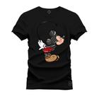 Camiseta Unissex T-Shirt 100% Algodão Estampada Mickeyy