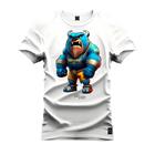 Camiseta Unissex T-Shirt 100% Algodão Estampada Urso Garras