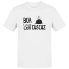 Camiseta Unissex Vida boa e com cuscuz