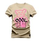 Camiseta Urso Cool Movie Algodão Estampada Unissex Nexstar Varias Cores