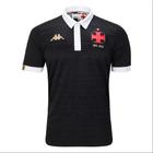 Camiseta Vasco III 23/24 s/n Jogador Kappa Oficial Masculina - Preto/Branco