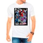 Camiseta vilões desenho animado masculina