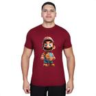 Camiseta Vintagem Super Mario Cosplay Havaii Gamer