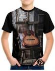 Camiseta Violão Masculina Musica Guitarra Infantil Blusa et3