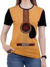 Camiseta Violão PLUS SIZE Guitarra Musica Feminina Blusa