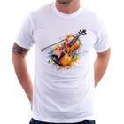 Camiseta Violino Watercolor - Foca na Moda