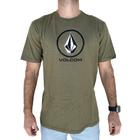 Camiseta Volcom Crisp Stone WT24 Masculina Verde Militar