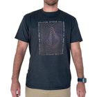 Camiseta Volcom Visualizer SM24 Masculina Mescla Preto