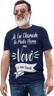 Camiseta Vovô Presente Dia Dos Pais Frase Avô Nomes Colorida Azul Marinho