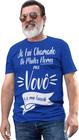 Camiseta Vovô Presente Dia Dos Pais Frase Avô Nomes Colorida Azul Royal