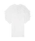 Camisetas Calvin Klein Cotton Classic Slim, pacote com 5 brancas